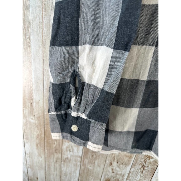 J.Crew Women's Button Up Shirt Womens Sz 8 Blue Black Plaid Printed Top Lot of 3 - Picture 10 of 14